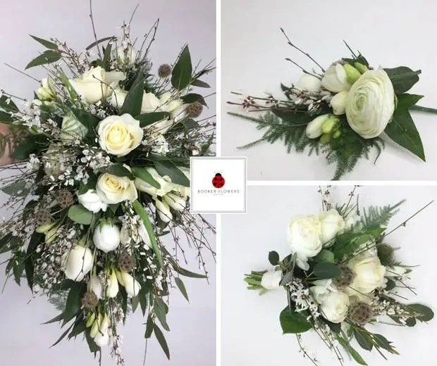 Green and White Rustic Wedding Flowers for Meols Hall Southport in April Green and White Rustic Wedding Flowers for Meols Hall Southport in April